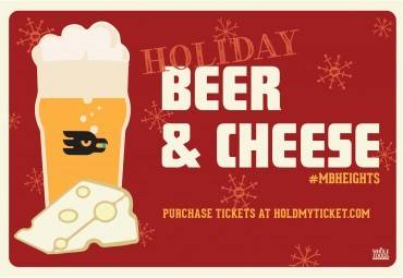 Holiday Beer and Cheese Graphic