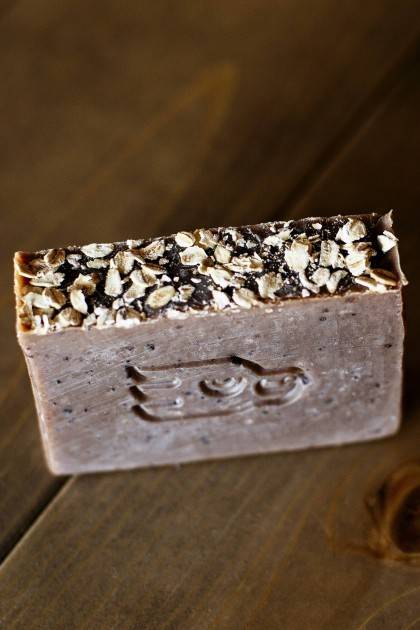 Oatmeal Stout Beer Soap - top view